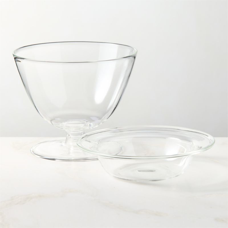 Glass Caviar Serving Bowl By Nina Garcia - image 1 of 6