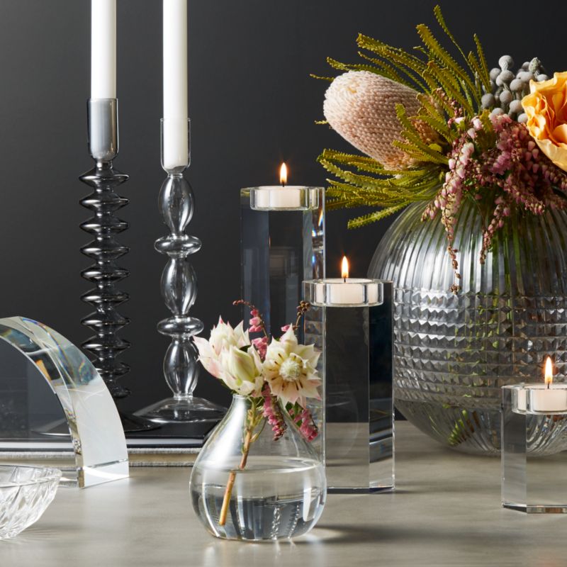 Joyce Modern Glass Bud Vase + Reviews