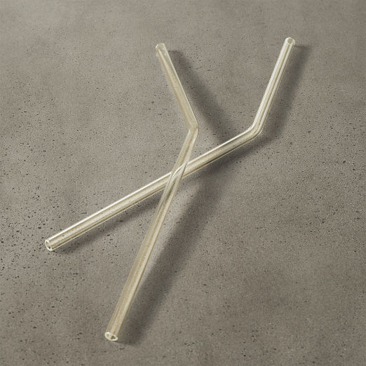 Glass Straws Set of 8