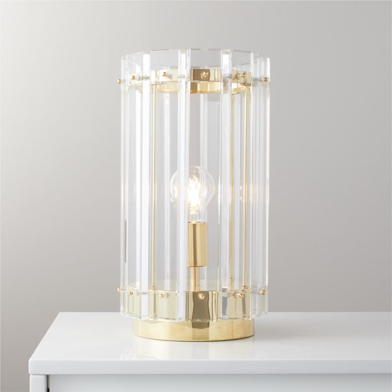 Viewing product image Gleam Crystal Table Lamp - image 1 of 7