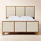 Davison Fluted Wood Queen Bed with Nightstands