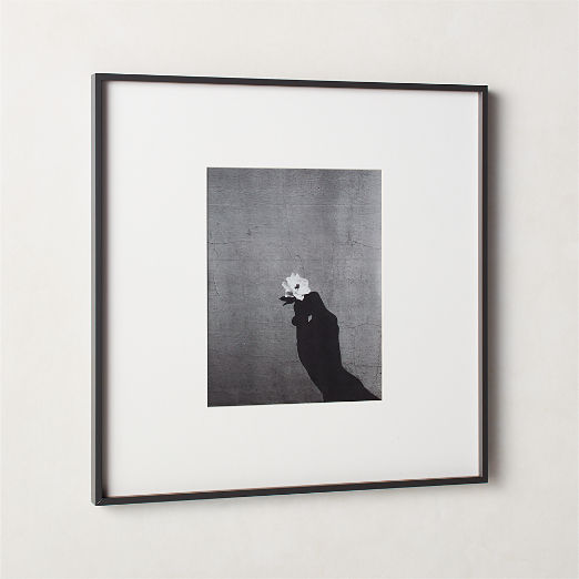 Gallery Soft Black Picture Frames with White Mats