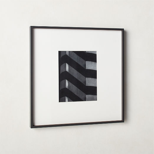 Gallery Soft Black Picture Frames with White Mats