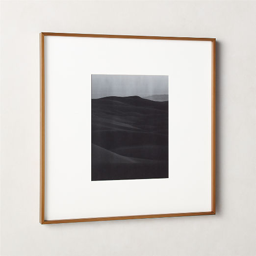 Gallery Brass Picture Frames with White Mats