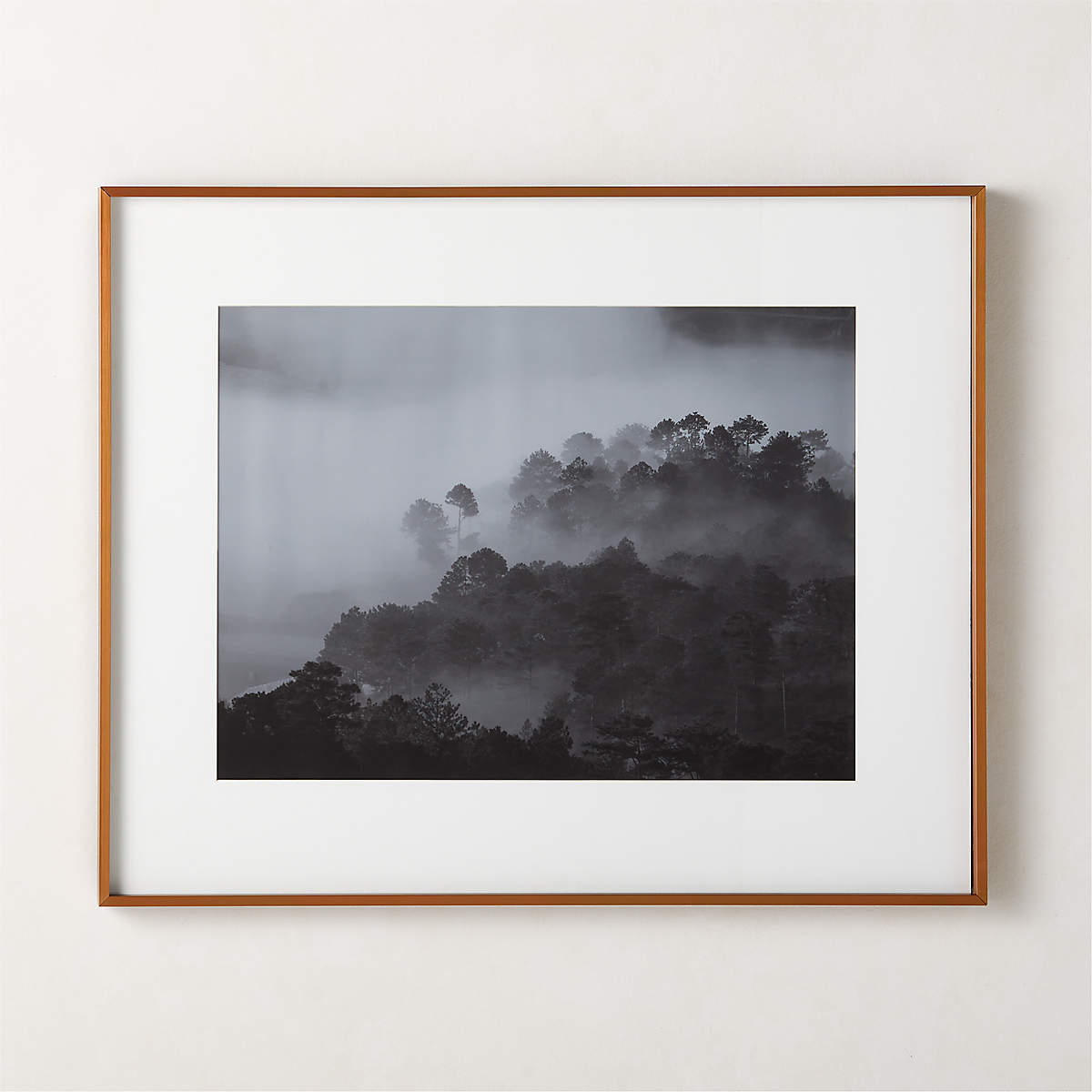 Gallery Brass Picture Frame with White Mat 18x24 + Reviews CB2