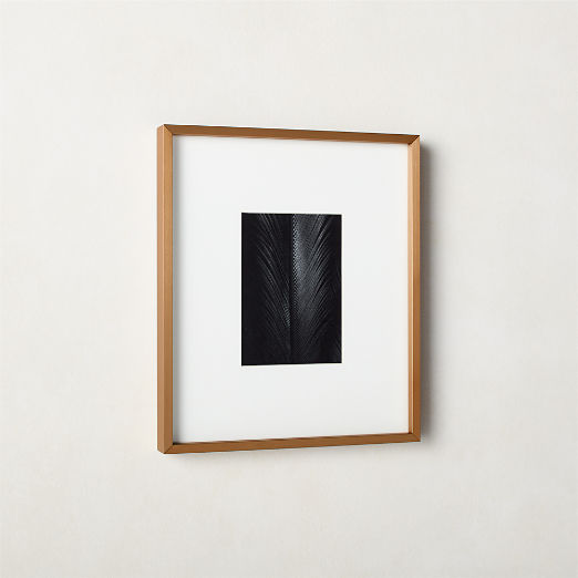 Gallery Brass Picture Frames with White Mats