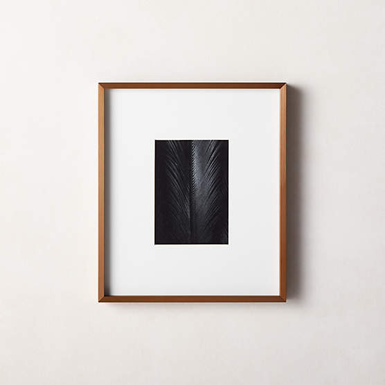 Gallery Brass Picture Frame with White Mat 4"x6" + Reviews CB2 Canada