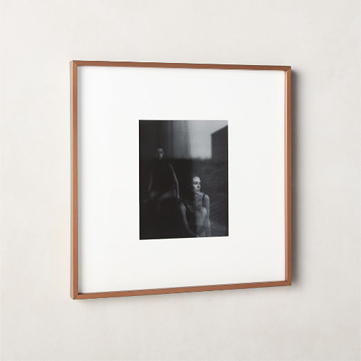 Gallery Brass Picture Frames with White Mats