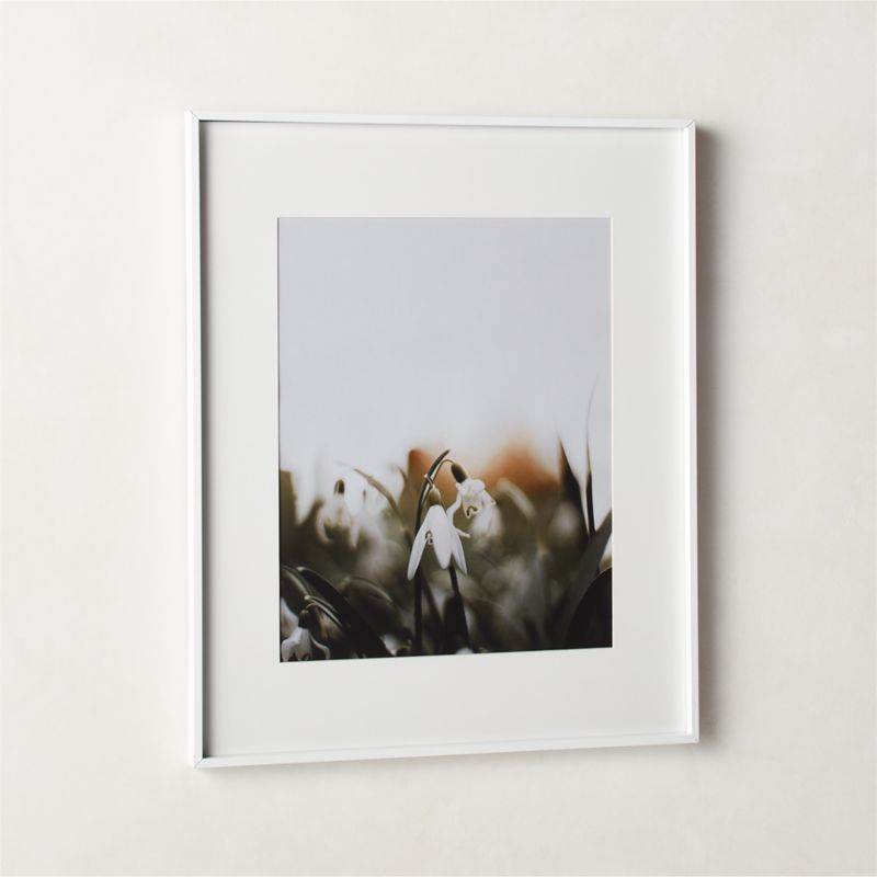 Gallery White Picture Frame with White Mat 16"x20" - image 2 of 4