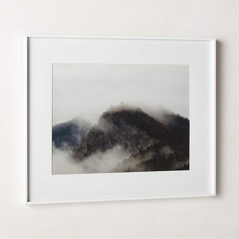 Gallery Soft Black Picture Frame with White Mat 4x6 + Reviews