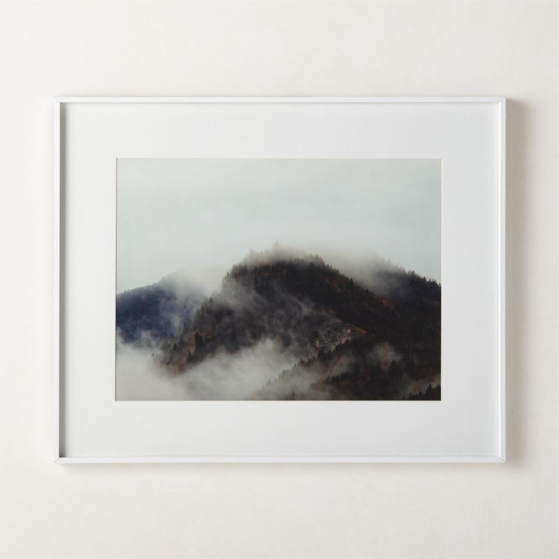 View Gallery White Picture Frame with White Mat 18"x24" details