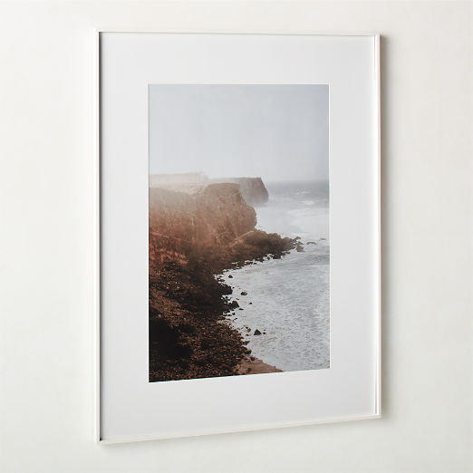 Gallery White Picture Frames with White Mats