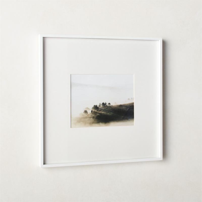 Gallery White Picture Frame with White Mat 8"x10" - image 2 of 4