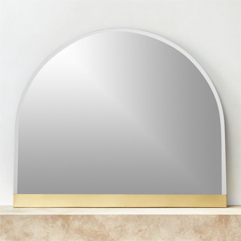 View Gloss Mantel Wall Mirror 42"x36" details