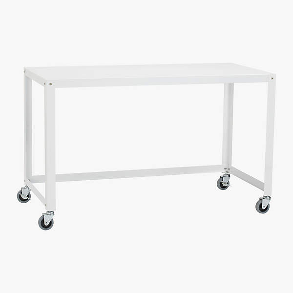 tribesigns industrial computer desk with 5 tier storage shelves