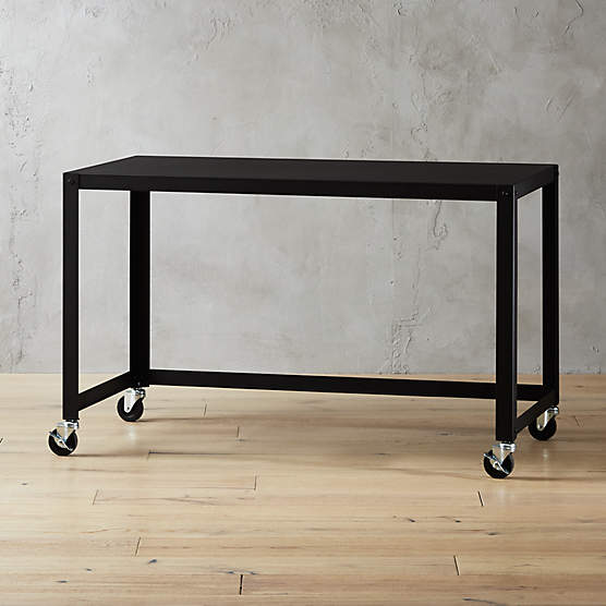 Go Cart Black Rolling Console Table Reviews Cb2 Go Cart Black Rolling Console Table, Low Media Console Table