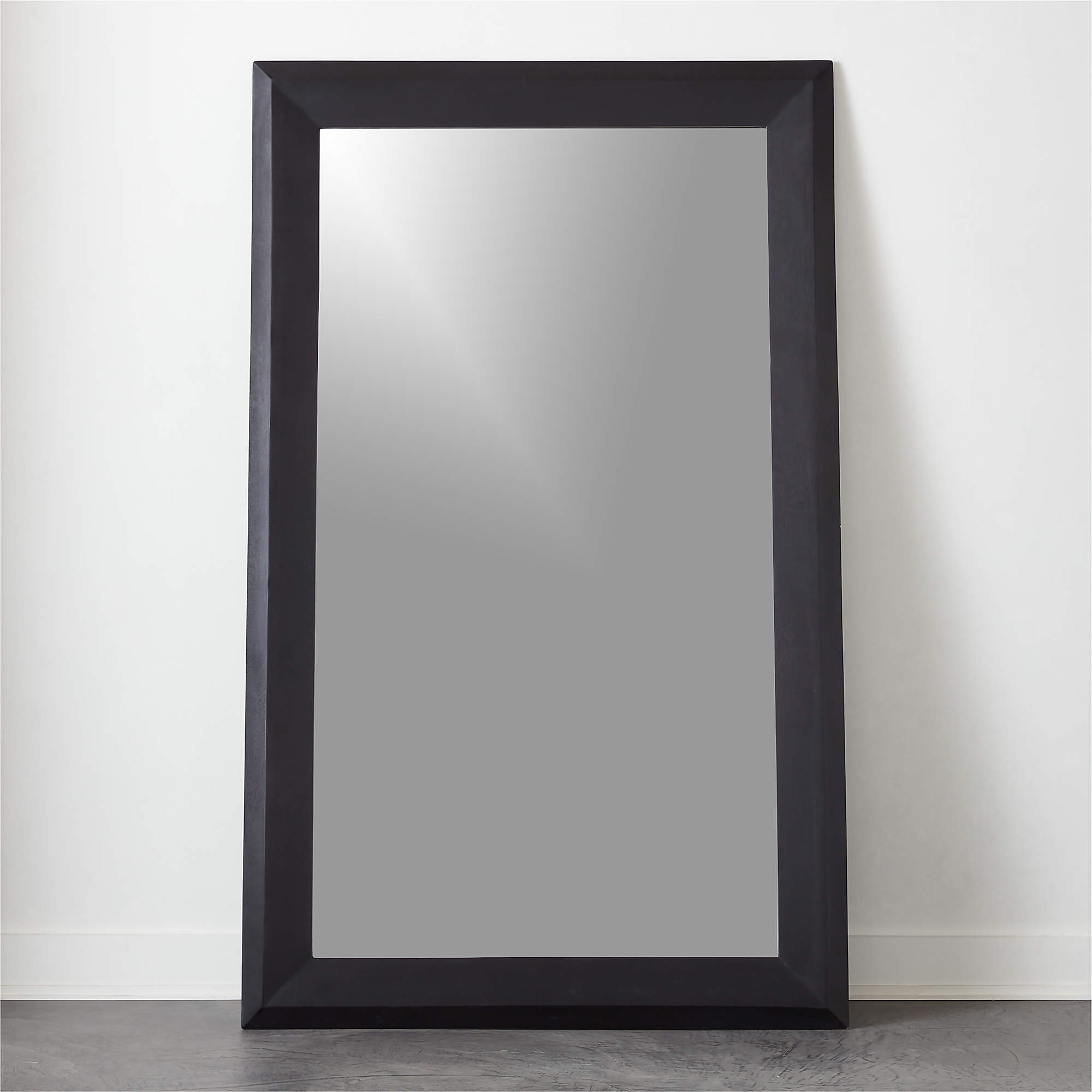 Good From All Angles Black Floor Mirror 48"x78" + Reviews CB2 Canada