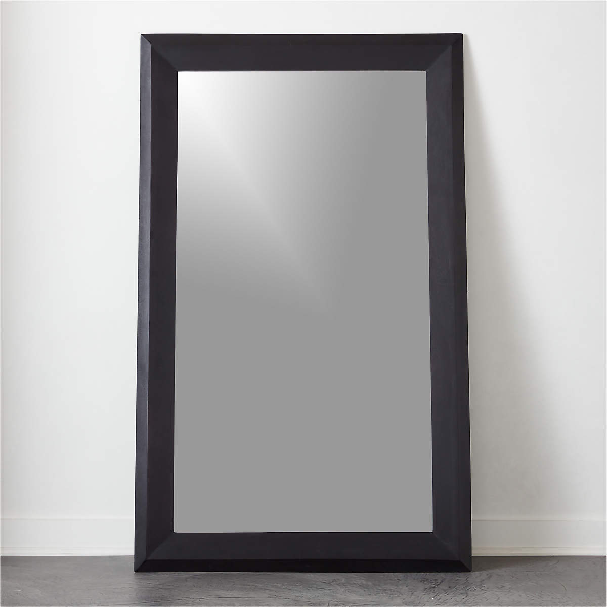 Good From All Angles Modern Black Floor Length Mirror 48"x78" + Reviews