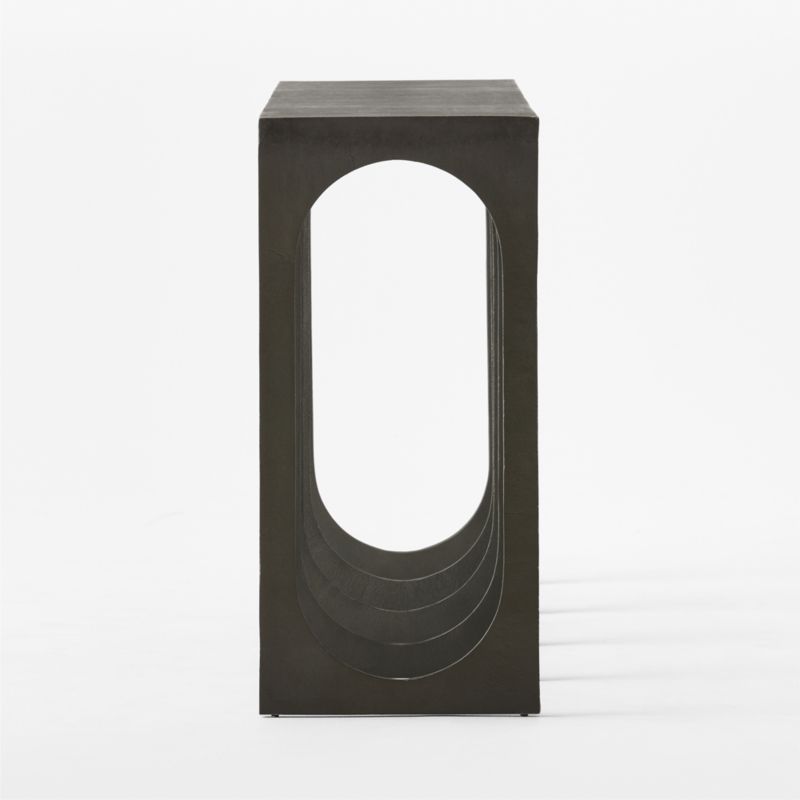 Grado 60" Black Metal Console Table - image 6 of 8