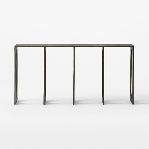 Grado 60" Black Metal Console Table