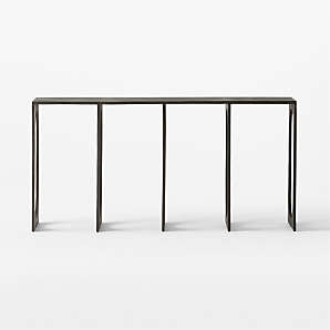 Cb2 glass online console table