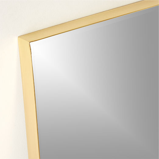 Graduate Beveled Brass Full-Length Floor Mirror 36''x72''