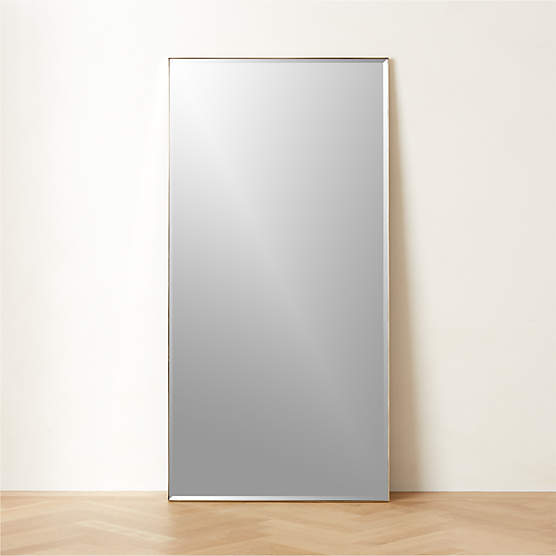 Ponder Brass Floor Length Mirror 36''x72'' + Reviews CB2