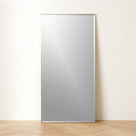 Graduate Beveled Brass Full-Length Floor Mirror 36''x72''