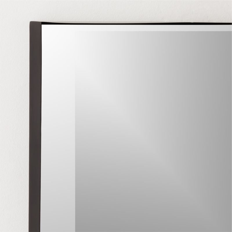 Graduate Beveled Black Rectangular Mirror 24"x36" - image 4 of 6