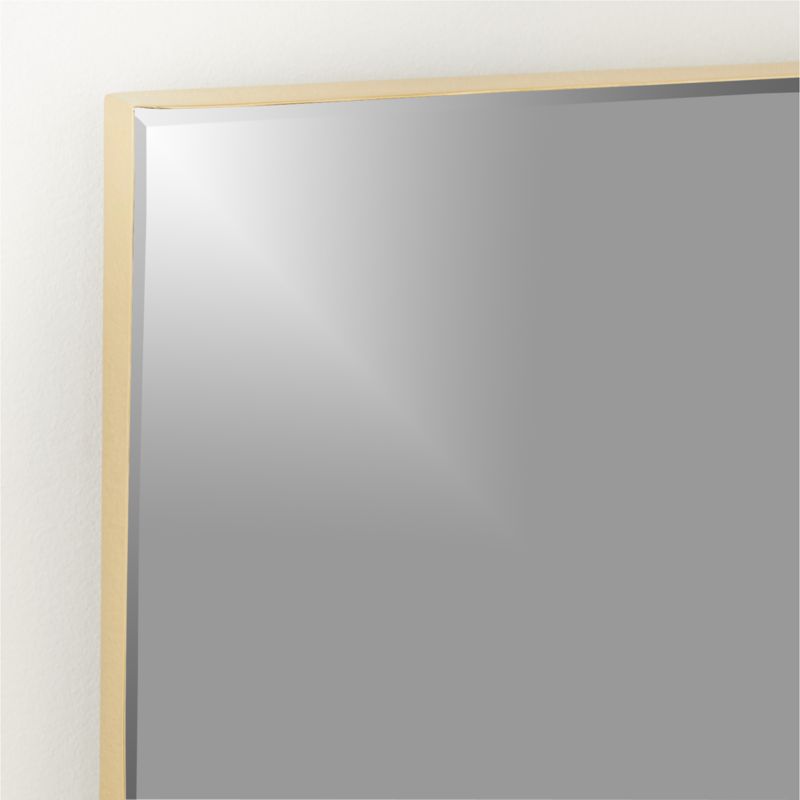 Graduate Beveled Brass Rectangular Mirror 24"x36" - image 4 of 6