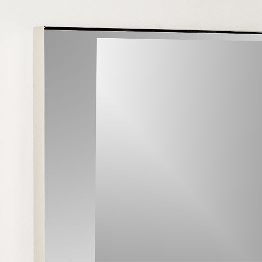 Graduate Beveled Polished Nickel Rectangular Mirror 24"x36"