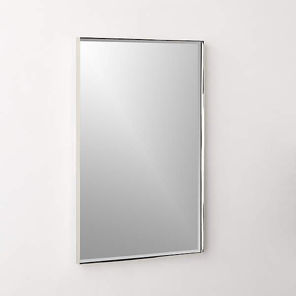 Infinity Silver Rectangular Wall Mirror 24x36 + Reviews