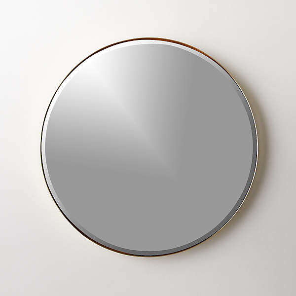 Graduate Brass Round Wall Mirror 24, 48 Inch Round Mirror Canada