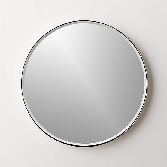 Infinity Brass Round Wall Mirror 24" + Reviews CB2 Canada