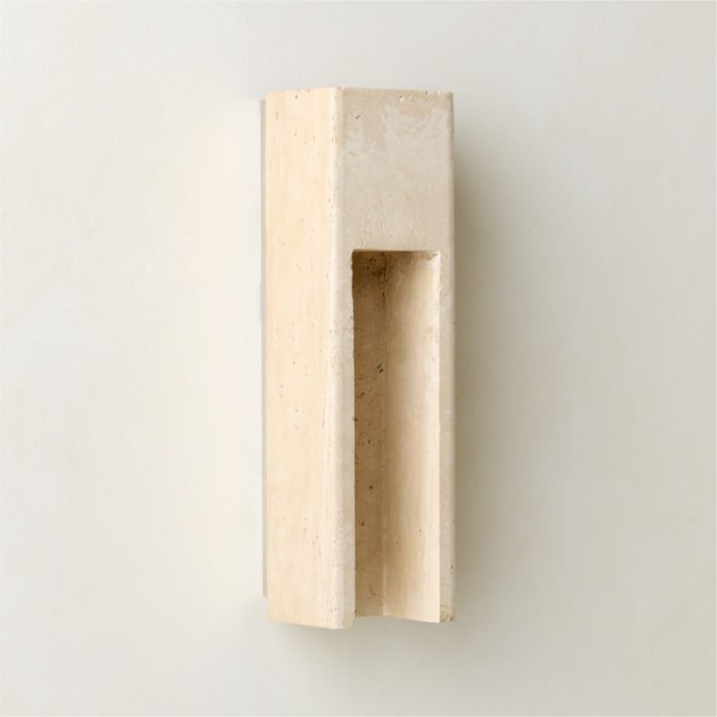 Graziano Indoor/Outdoor Travertine Wall Sconce - image 4 of 7