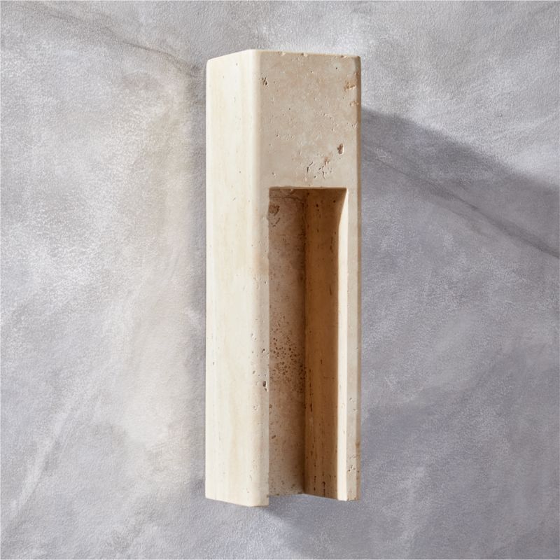 Graziano Indoor/Outdoor Travertine Wall Sconce - image 2 of 6