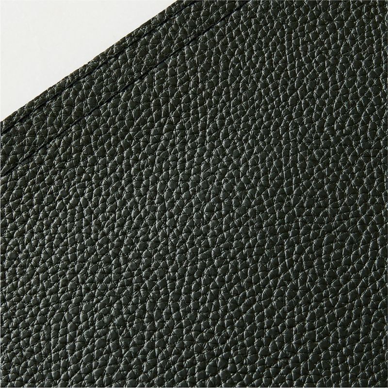 Green Faux Leather Placemat - image 1 of 3