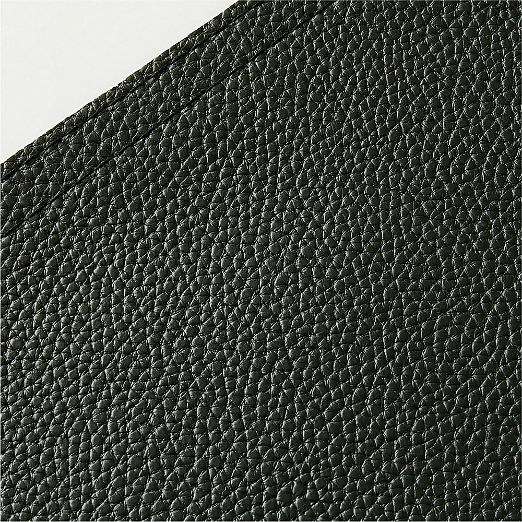 Green Faux Leather Placemat