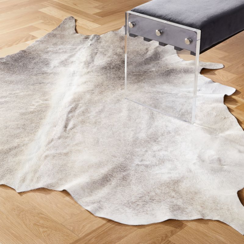 Light Cowhide Rug 5 X8 Reviews Cb2