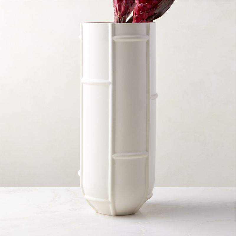 View Grille White Decorative Vase details