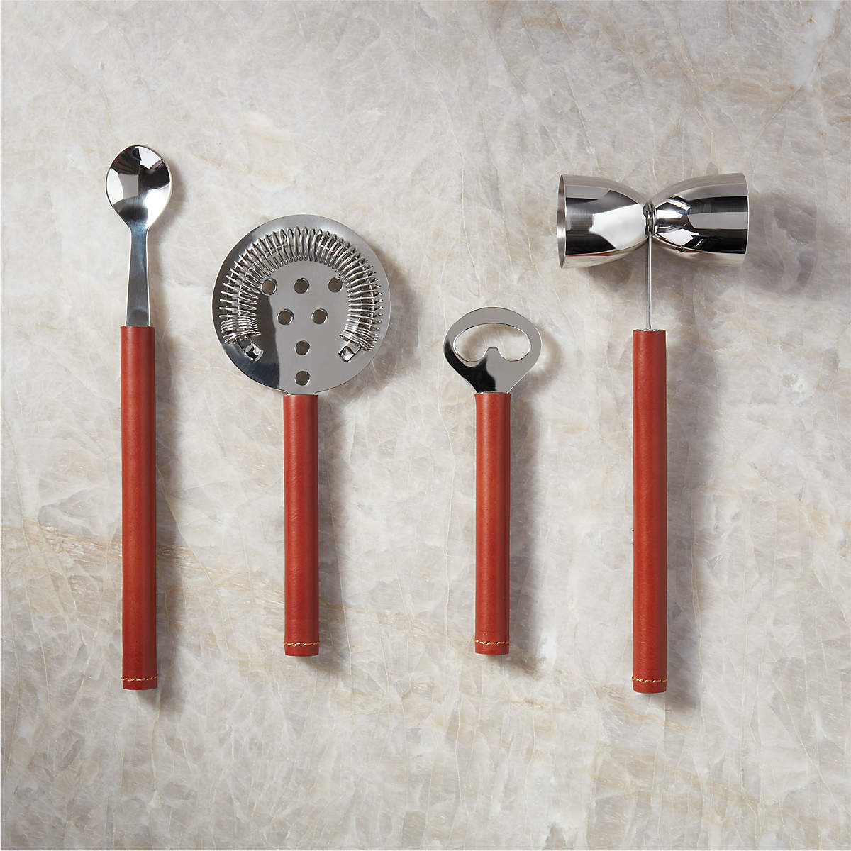 4Piece Griffith Stainless Steel Bar Tool Set + Reviews CB2 Canada