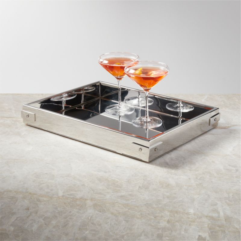 Griffith Stainless Steel Bar Tray - image 1 of 6