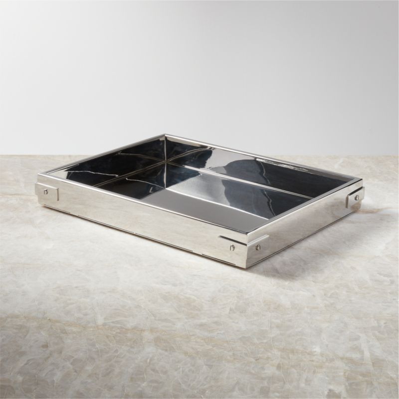 Griffith Stainless Steel Bar Tray - image 0 of 6