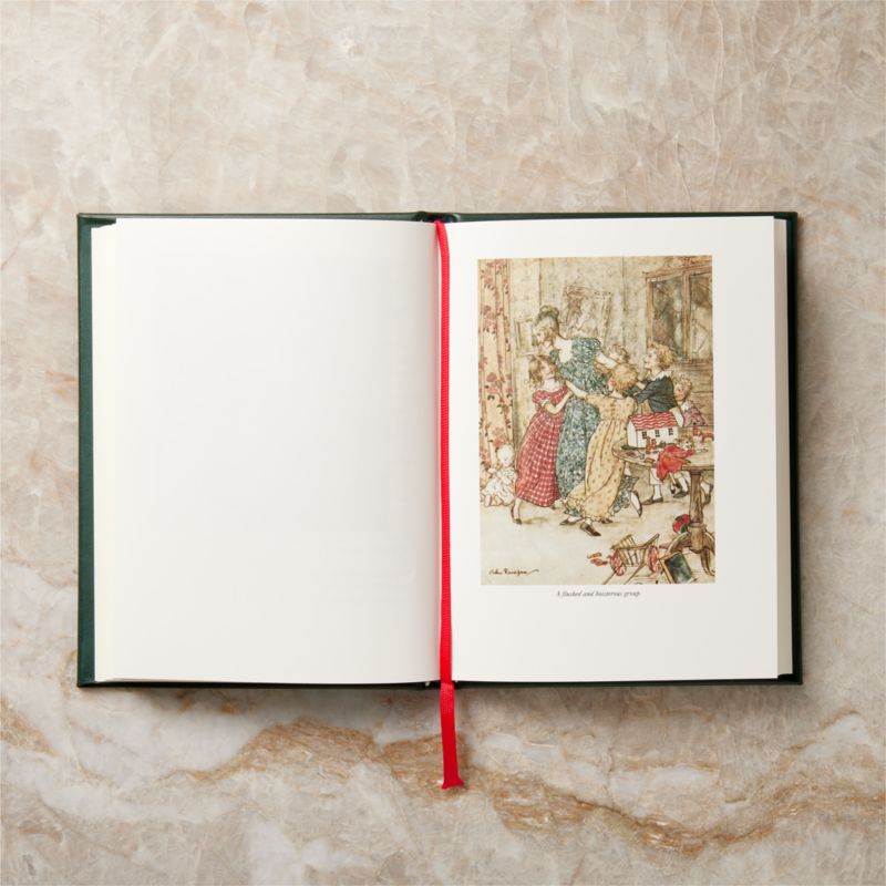 'A Christmas Carol' by Charles Dickens, Green Leather Book - image 2 of 3