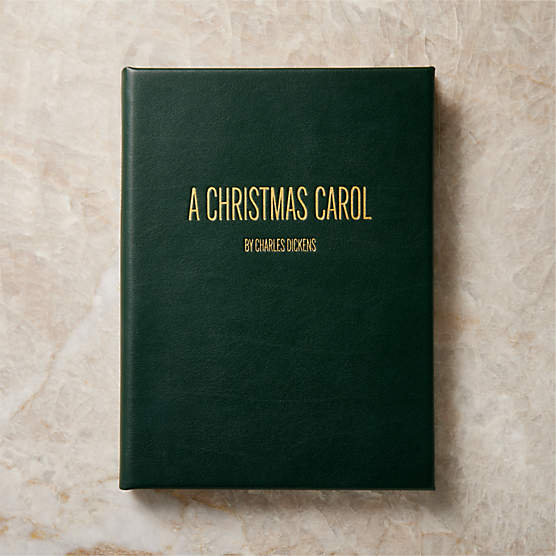 'A Christmas Carol' by Charles Dickens, Green Leather Book