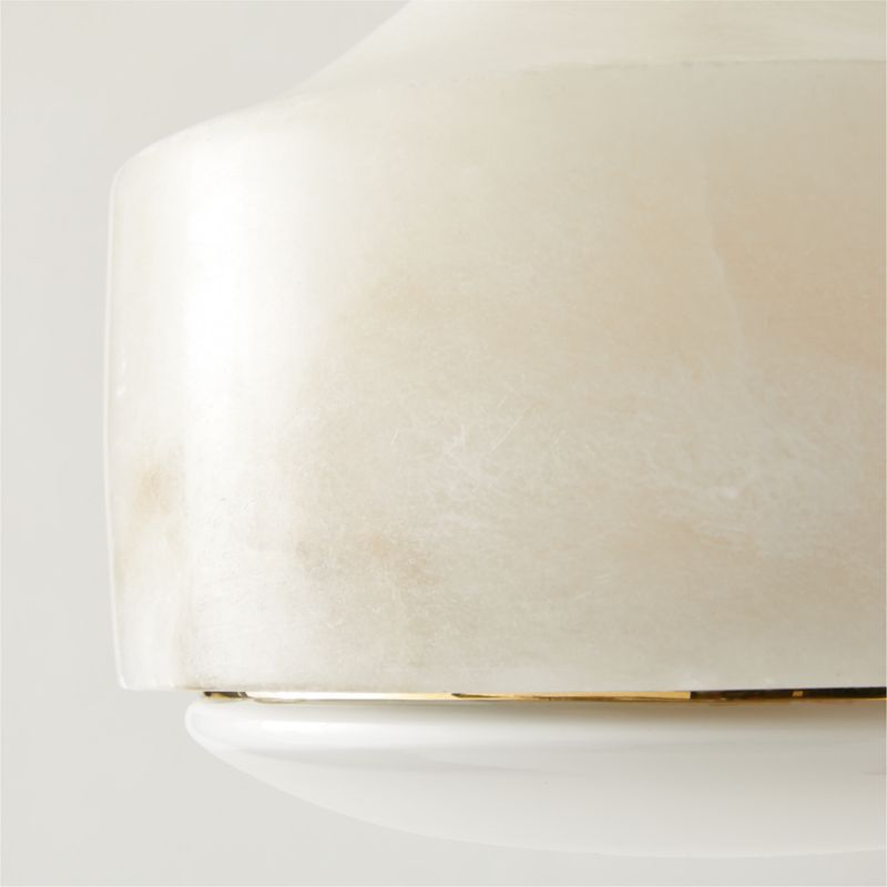 Groove Alabaster Pendant Light 9" - image 3 of 6