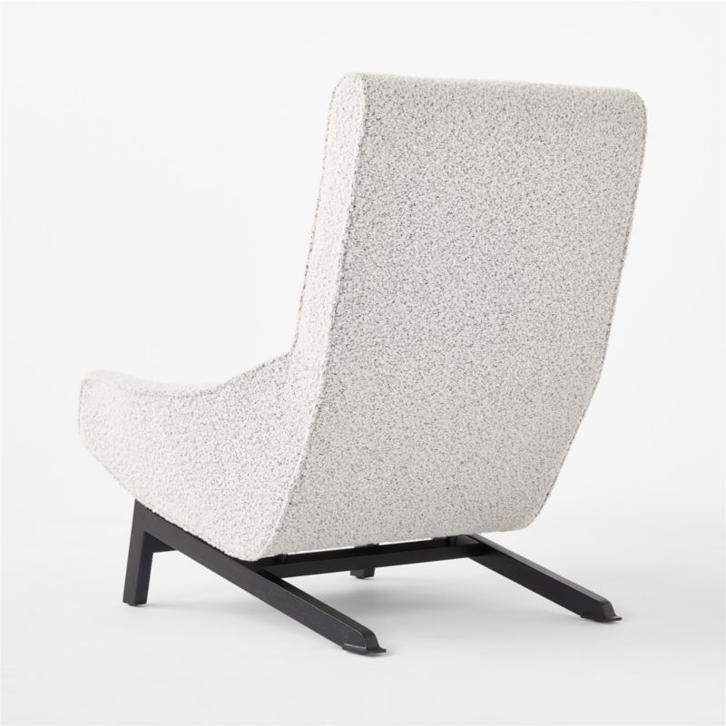 Grosseto Peppered Grey Boucle Lounge Chair by Gianfranco Frattini - image 10 of 12