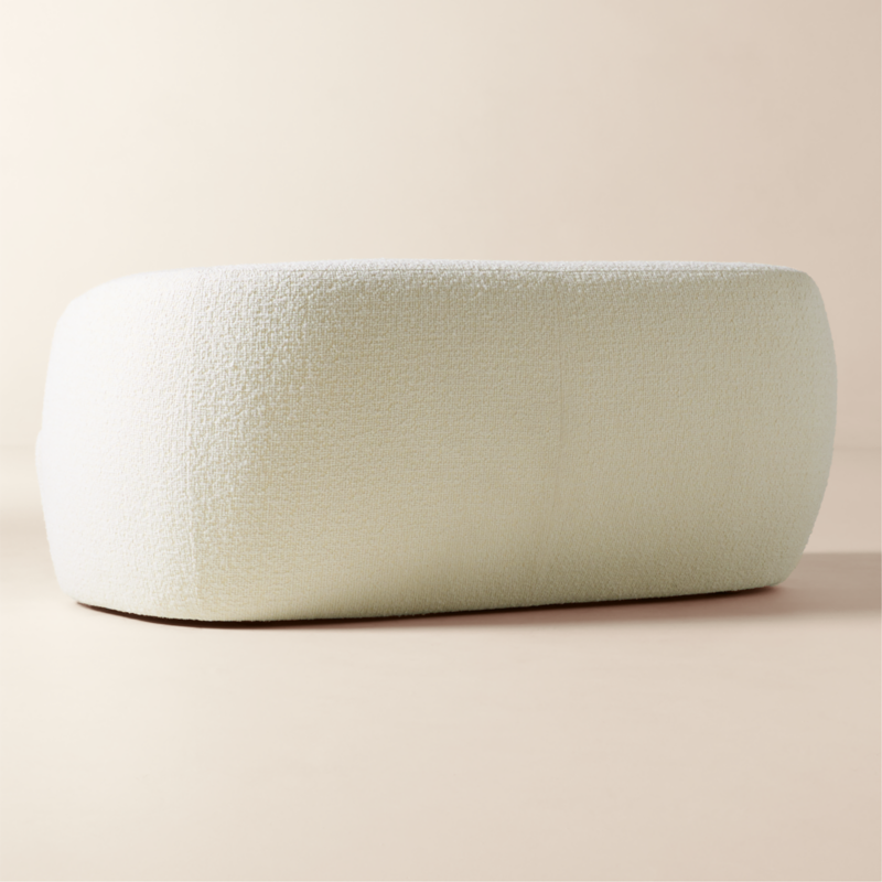 Gwyneth 68" Ivory Boucle Loveseat by goop - image 7 of 9