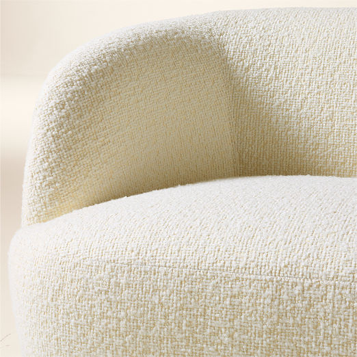 Gwyneth 68" Ivory Boucle Loveseat by goop