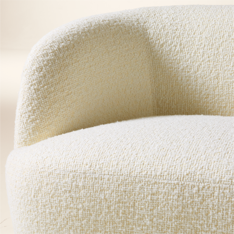 Gwyneth 68" Ivory Boucle Loveseat by goop - image 8 of 9